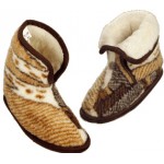 נעלי בית דגם מגף מצמר - Шерстяные домашние сапожки (Джурабы)